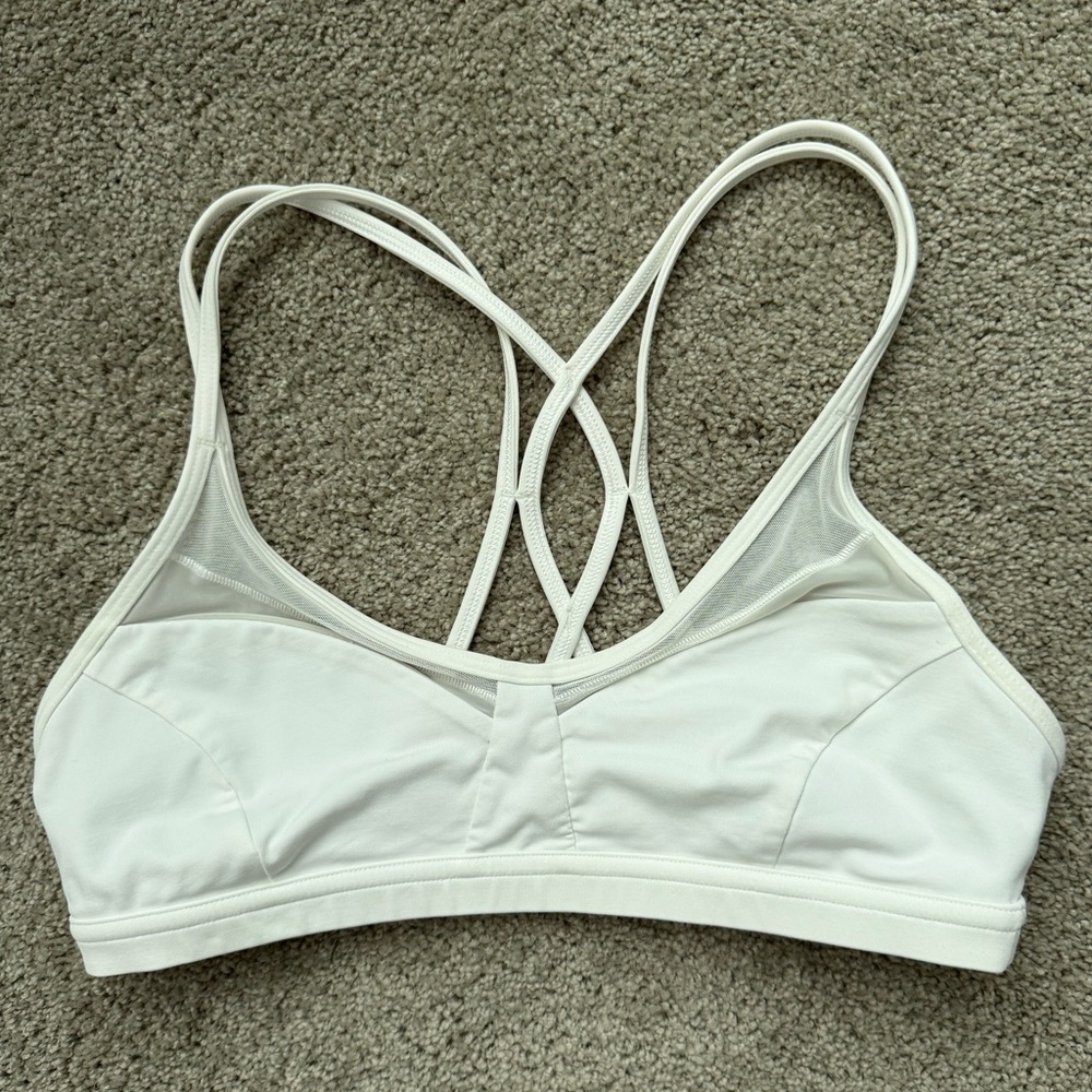 Lululemon Deep Stretch Bra White 6